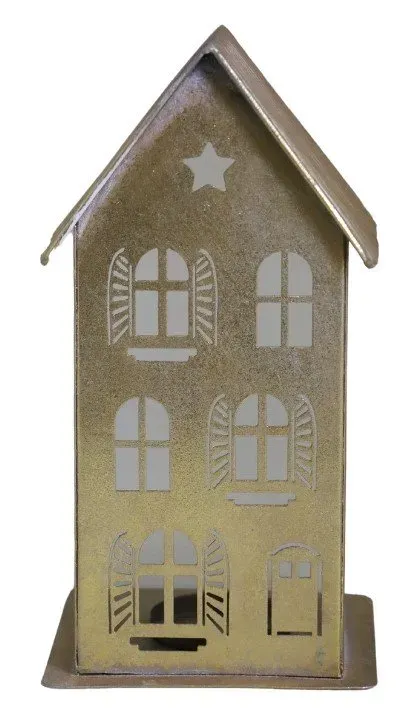 Stojak metalowy DOMEK DUŻY 7817 złoty