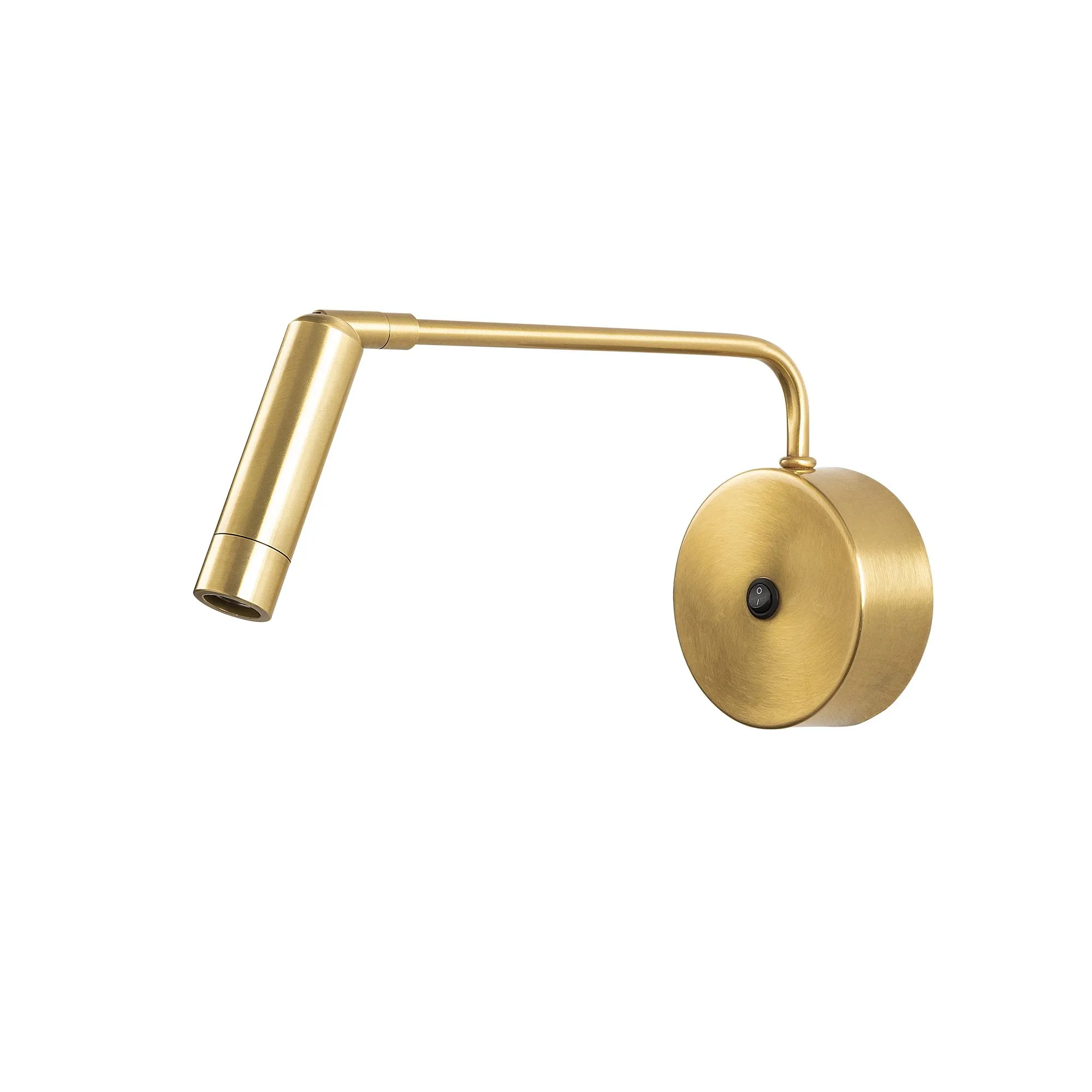 Lampa ścienna kinkiet UGUR 27x15 cm złota Brąz, Wewnątrz