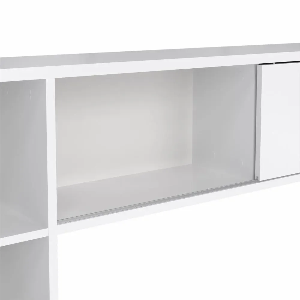 Nadstawka do biurka z drzwiami przesuwnymi FUNCTION PLUS dla 70490 biały wysoki połysk - TV_70494UUUU