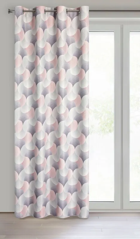 ZASŁONA ASETA 140X250 CM SZARY - EU_391728