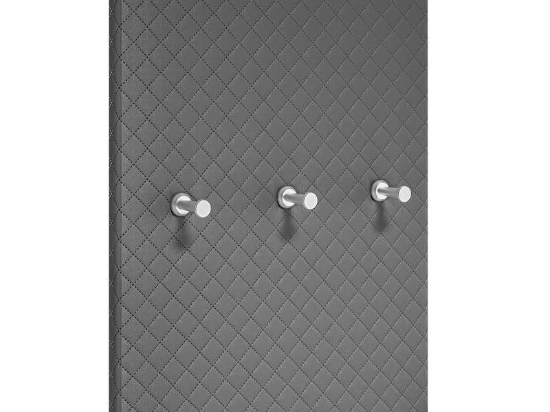 Wieszak ścienny BLANCO 25 tapicerowany szary 40x150 cm - 1BLAN25N-001