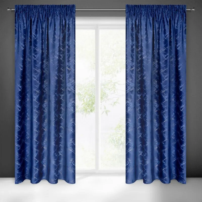 ZASŁONA GOTOWA ADRIA NA TAŚMIE 140X270 CM GRANATOWY ZASŁONA GOTOWA ADRIA NA TAŚMIE 140X270 CM GRANATOWY