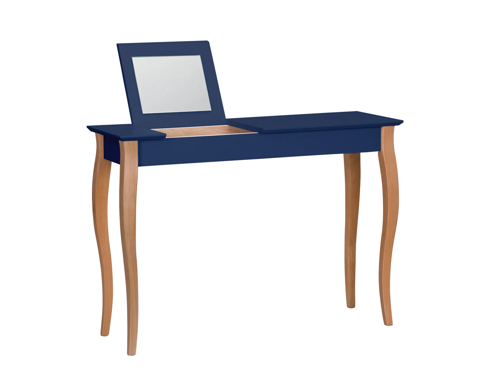 Toaletka z lustrem LILLO 105x35cm granatowy naturalny - RAGABADTM315