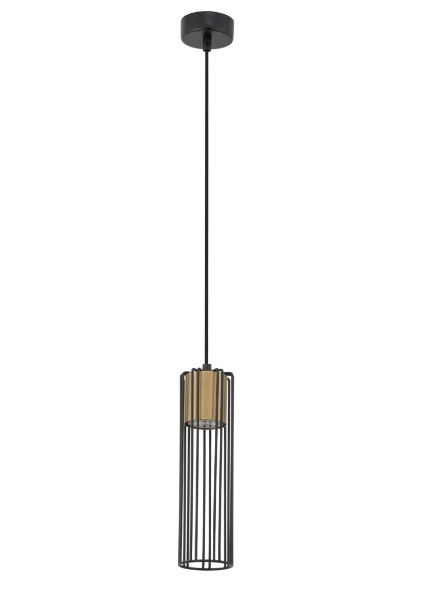 Lampa wisząca FOBIA 1 czarno-złota