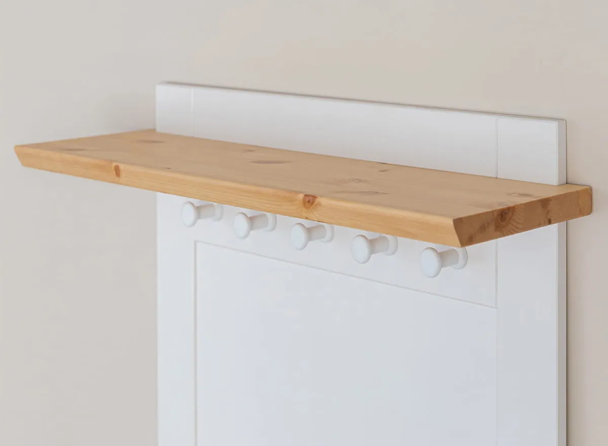 Panel z wieszakiem MARONE ELITE - biały, złocisty - PLMEL28