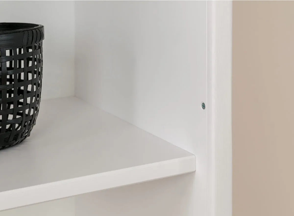 Regał sosnowy Toskania Biały - PL2050B