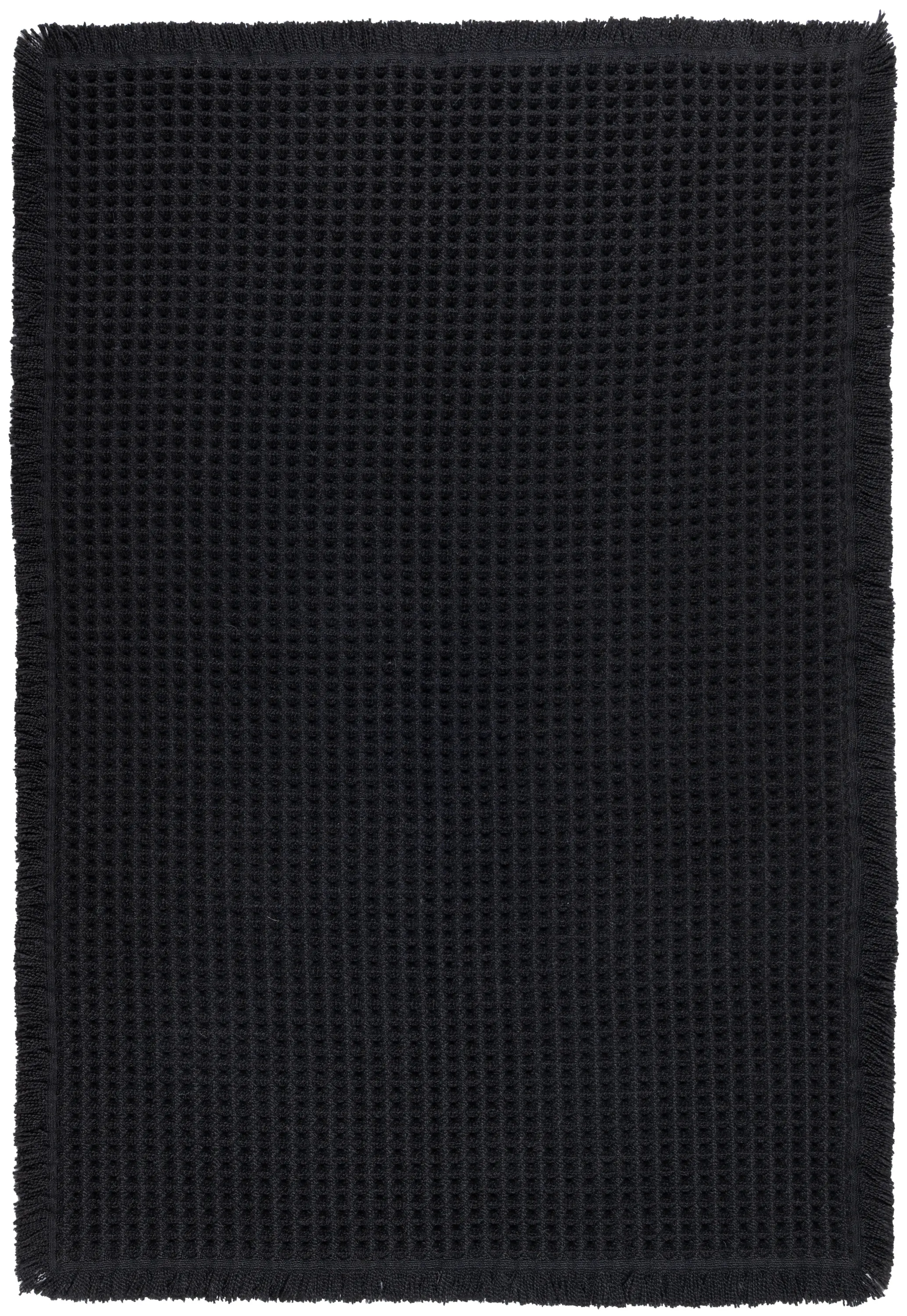 Dywan uniwersalny WAFFLE 45x75 cm czarny