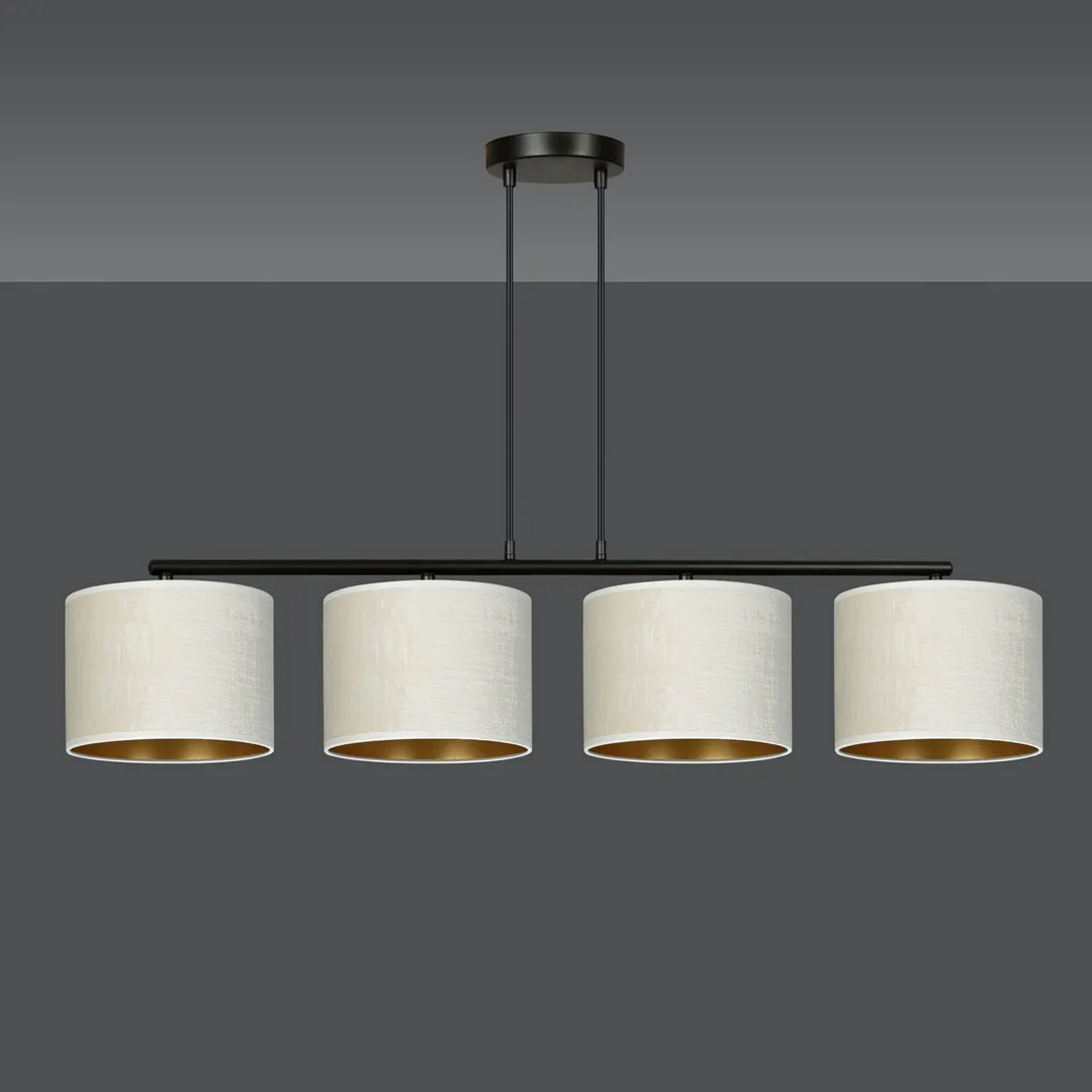 Lampa wisząca HILDE Czarny 1052/4 - 1052/4
