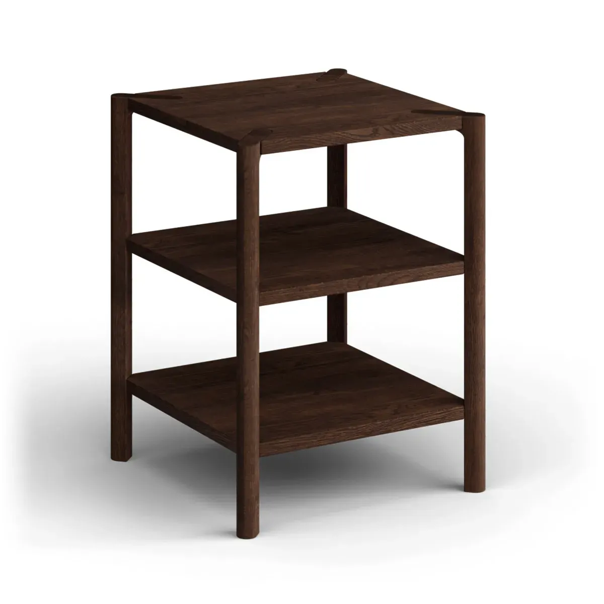 Regał dębowy niski CAMPI tabacco