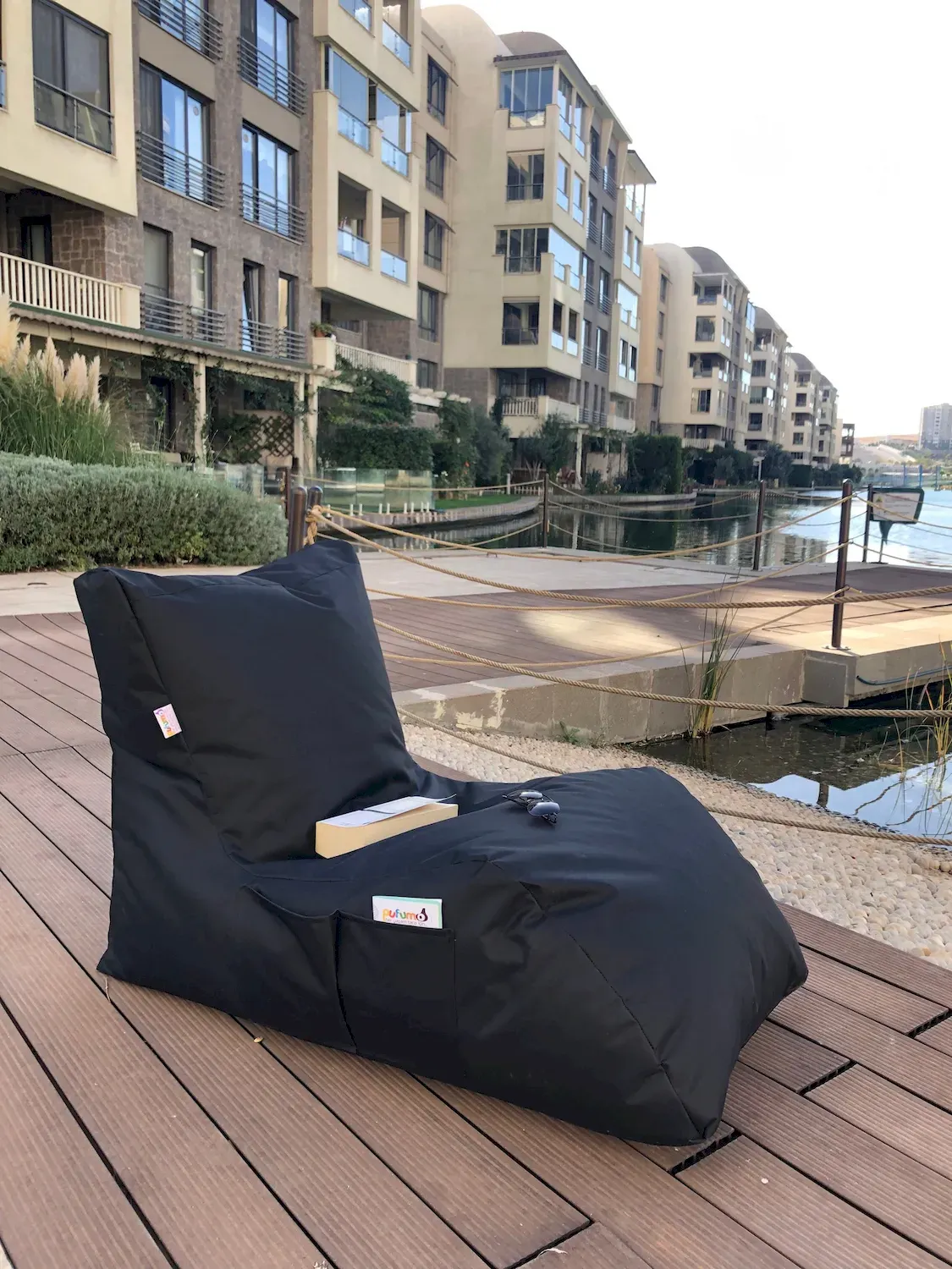 Worek do siedzenia leżanka PFT1130 Impertex czarny - ASI_535PFT1130