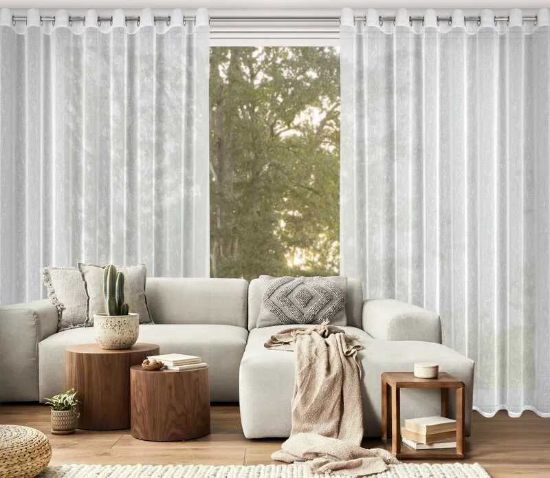 FIRANA GOTOWA KELLY 300X250 CM BIAŁY — zdjęcie 12