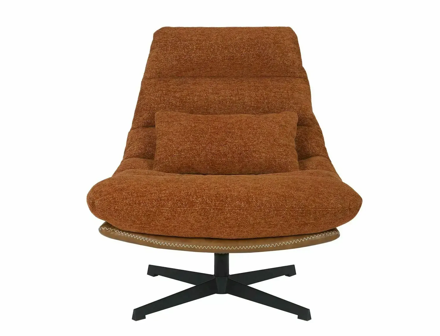 Fotel obrotowy z poduszką FELICIA RAVEN cynamonowy Signal - FELICIARCY