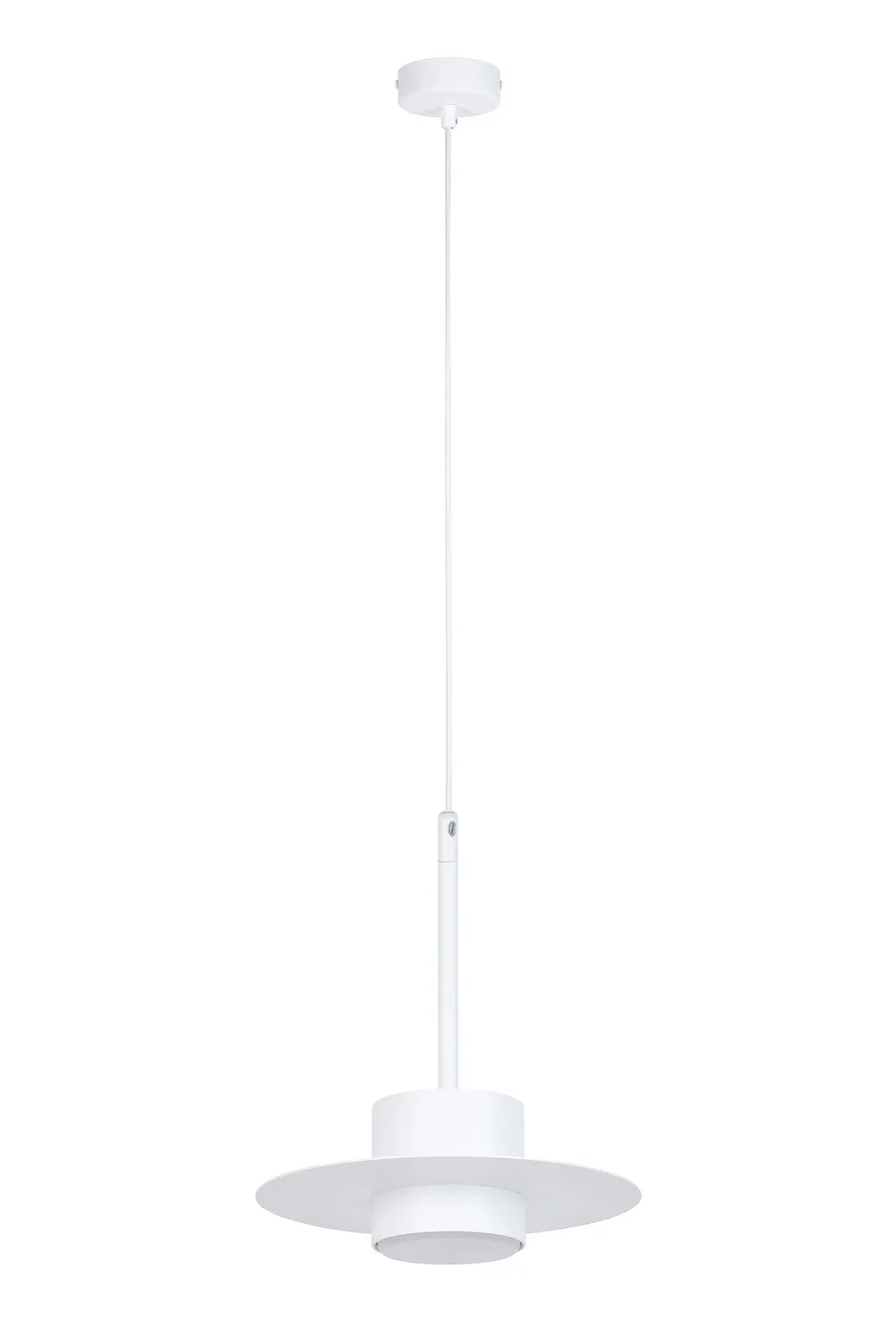 Lampa wisząca stalowa CHARLIE S biała