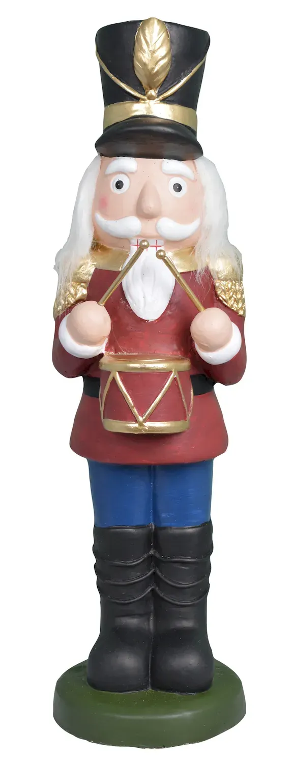 Dziadek do orzechów DO ORZECHÓW Z BĘBENKIEM ceramiczny duży 3787 wielokolorowy Dziadek do orzechów DO ORZECHÓW Z BĘBENKIEM ceramiczny duży 3787 wielokolorowy