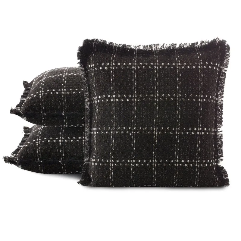 POSZEWKA DARA 45 X 45 CM CZARNY - EU_439757