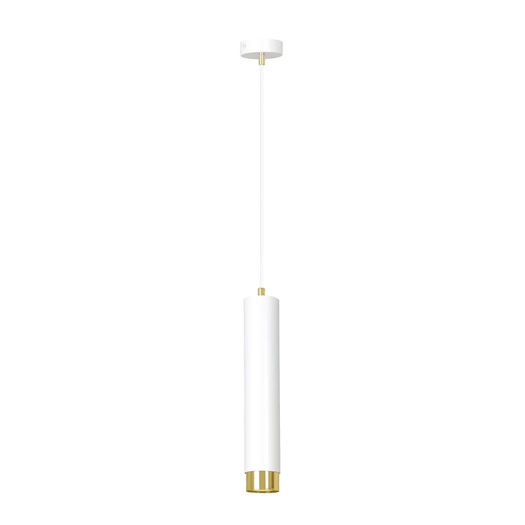 Lampa wisząca KIBO 1 biały złoty