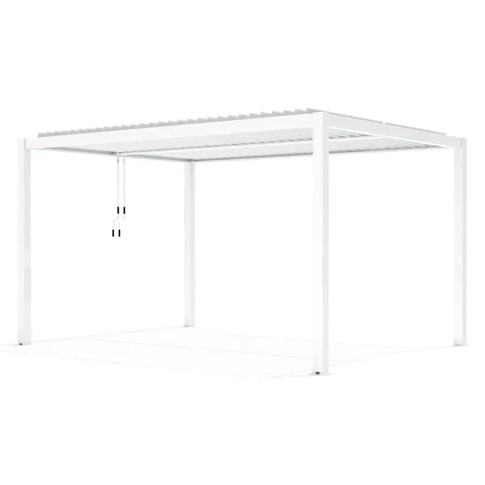 Pergola LUXE 5,8x3x2,5m biała z oświetleniem LED Esti&Esta
