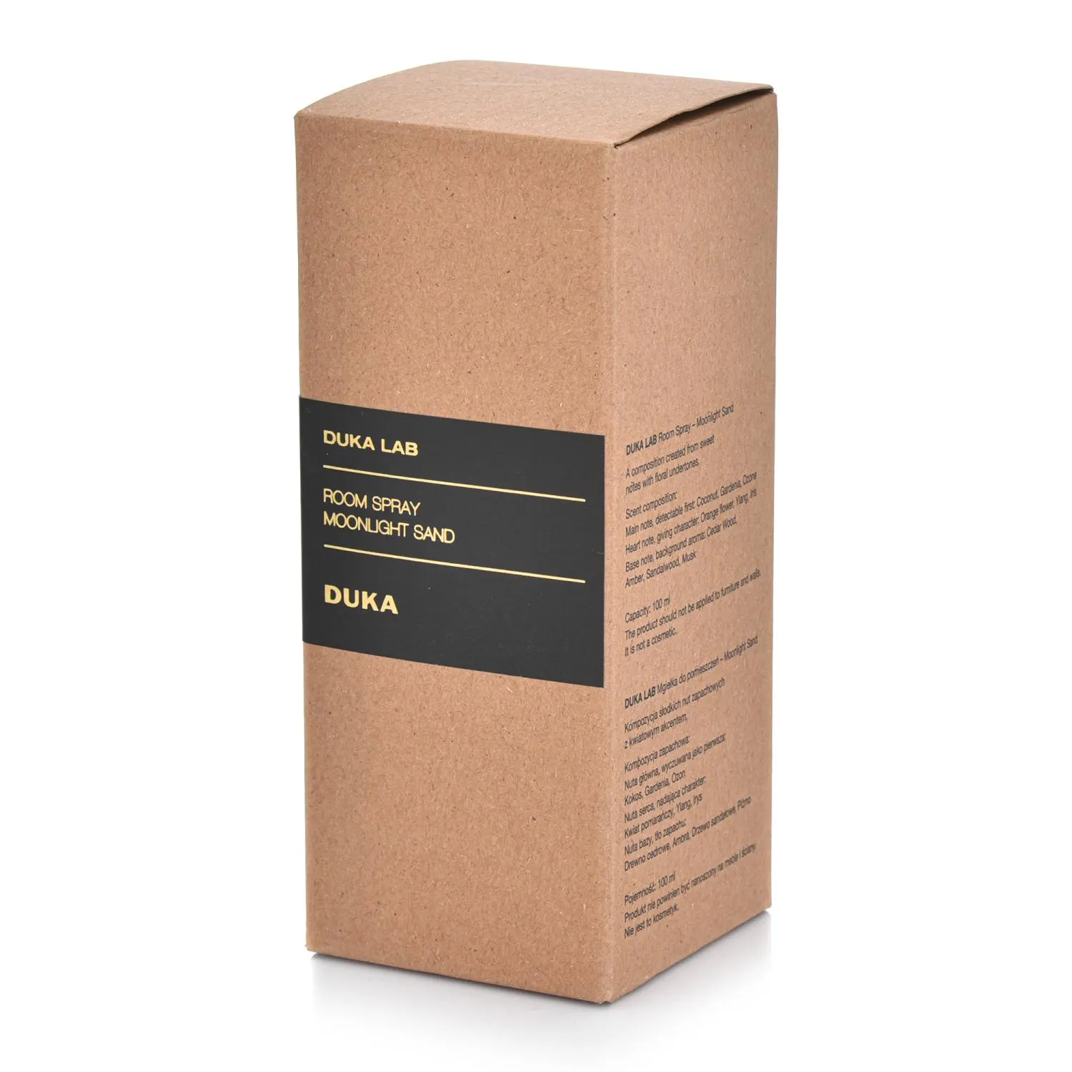 image box, spray, moonlight sand, DUKA LAB, opakowanie