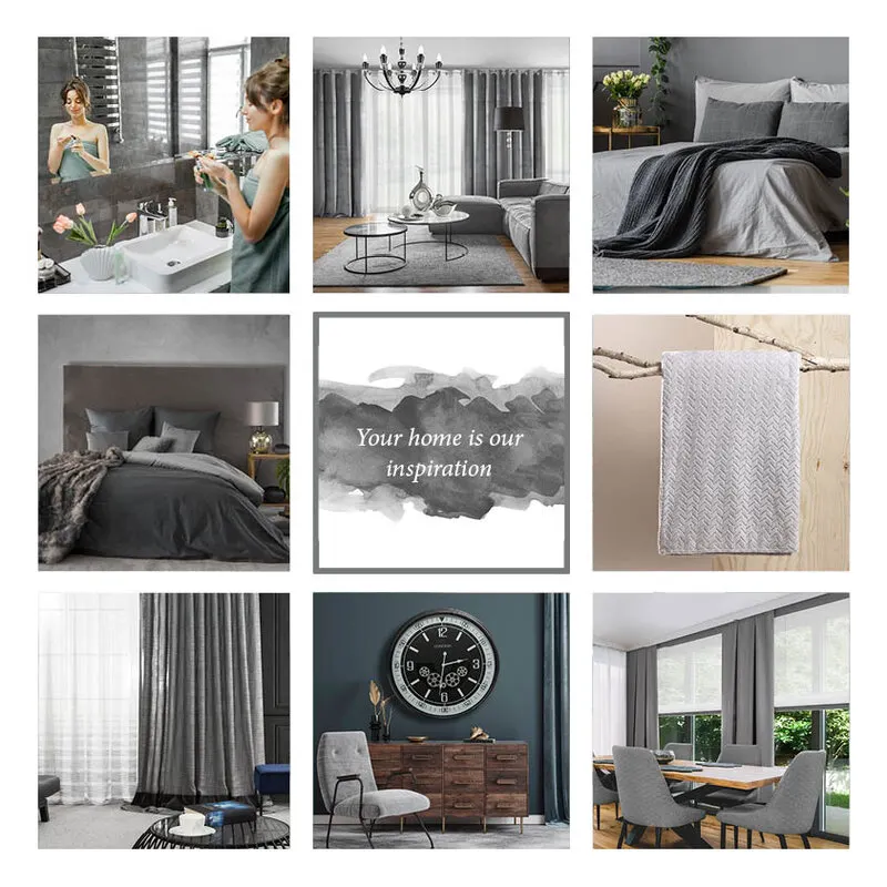 FIRANA GOTOWA KIM 2 NA TAŚMIE 140X300 CM SZARY - EU_410918