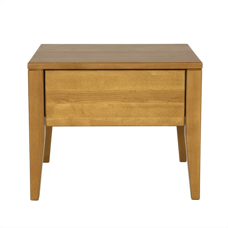 Szafka nocna bukowa SN130 Bielony DREWMAX - 30419