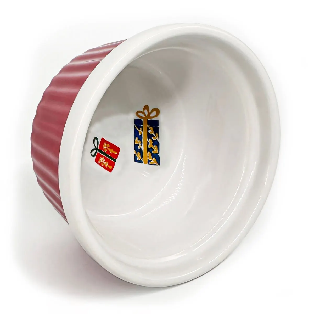 Kokilka okrągła DUKA LYCKLIG 9 cm świąteczna ceramiczna
