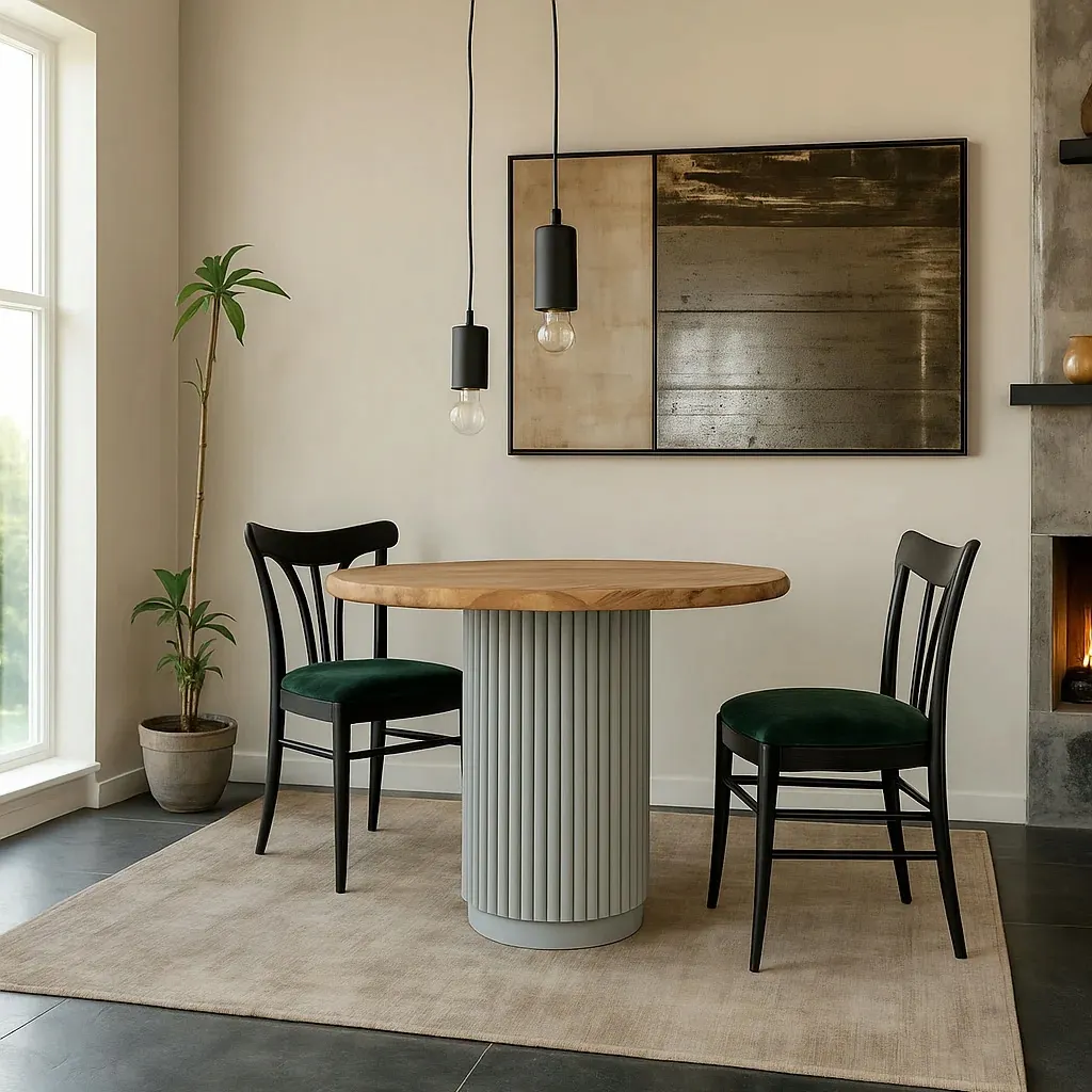 Noga do stołu metalowa TARRAGONA stelaż pod blat szary - LD_TZ000575