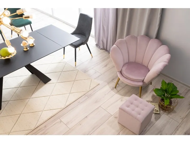 Stół rozkładany SALVADORE 90x160(240) szkło hartowane czarny - SALVADOREC160