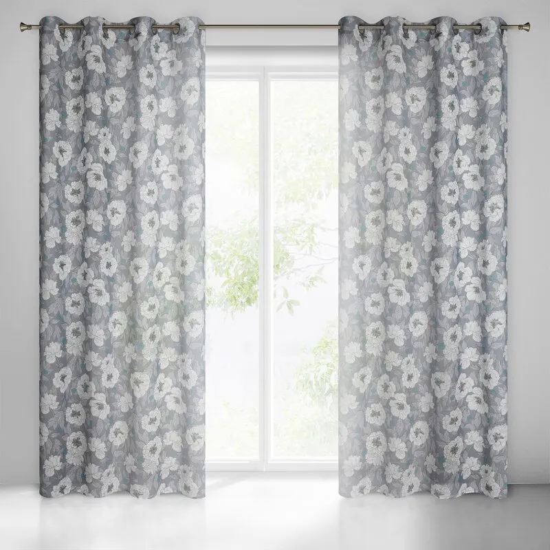 ZASŁONA GOTOWA FABIA 140X250 CM POPIELATY