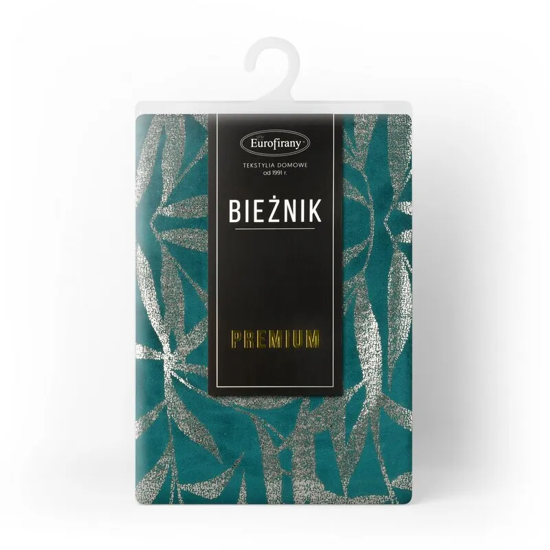 OBRUS BLINK 15 35 X 220 CM CIEMNOTURKUSOWY