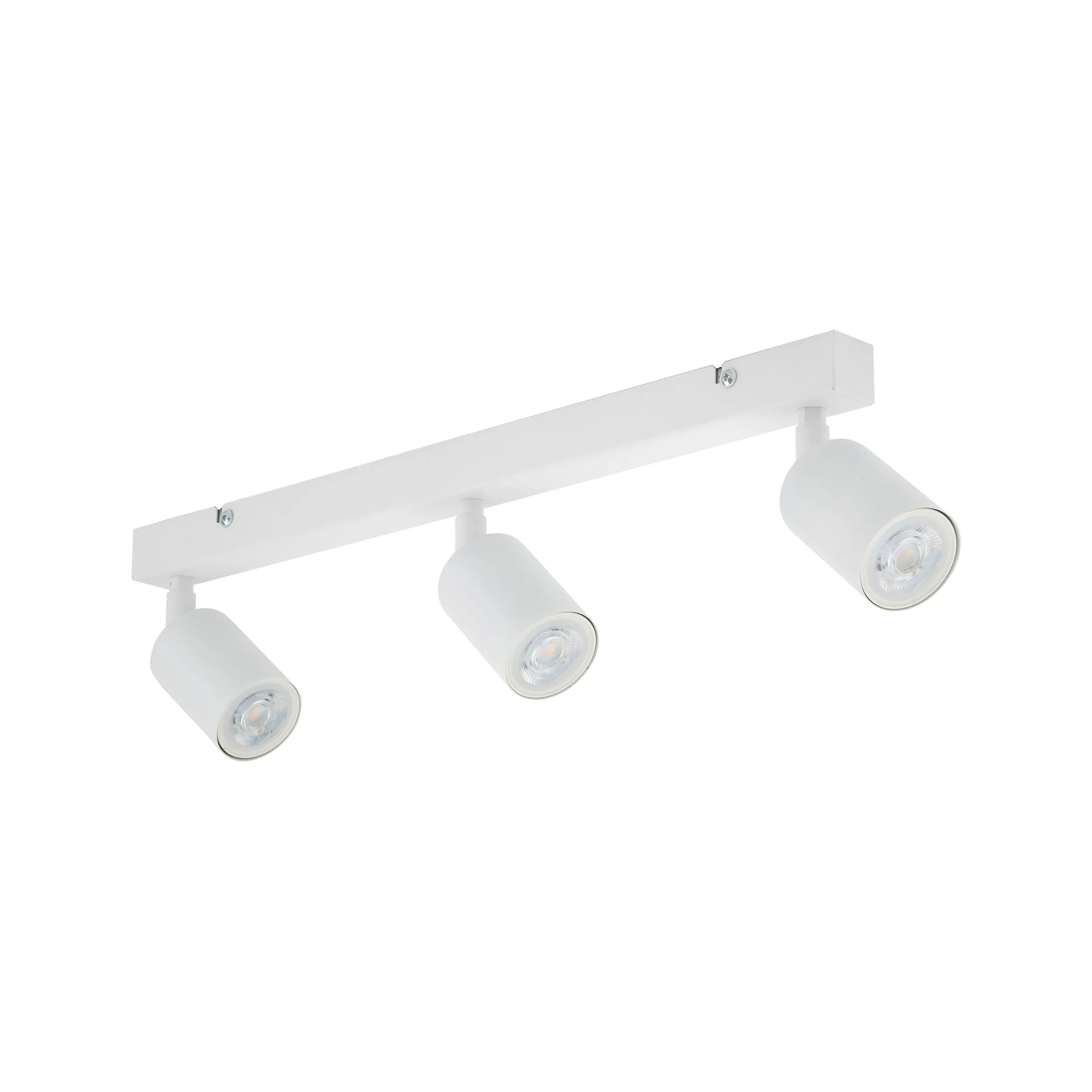 Lampa sufitowa TOP biała metalowa na listwie regulowane 50x17x15cm