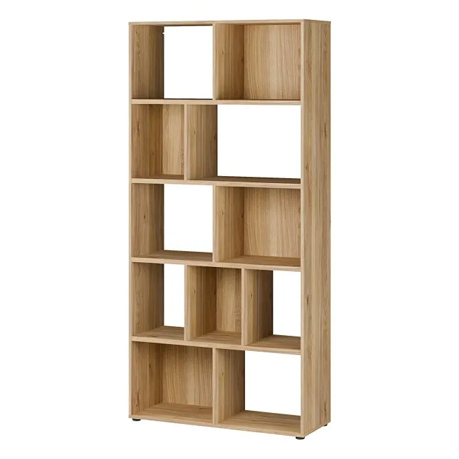 image regał, szafka modułowa, drewniana, pudła półki, półki kwadratowe