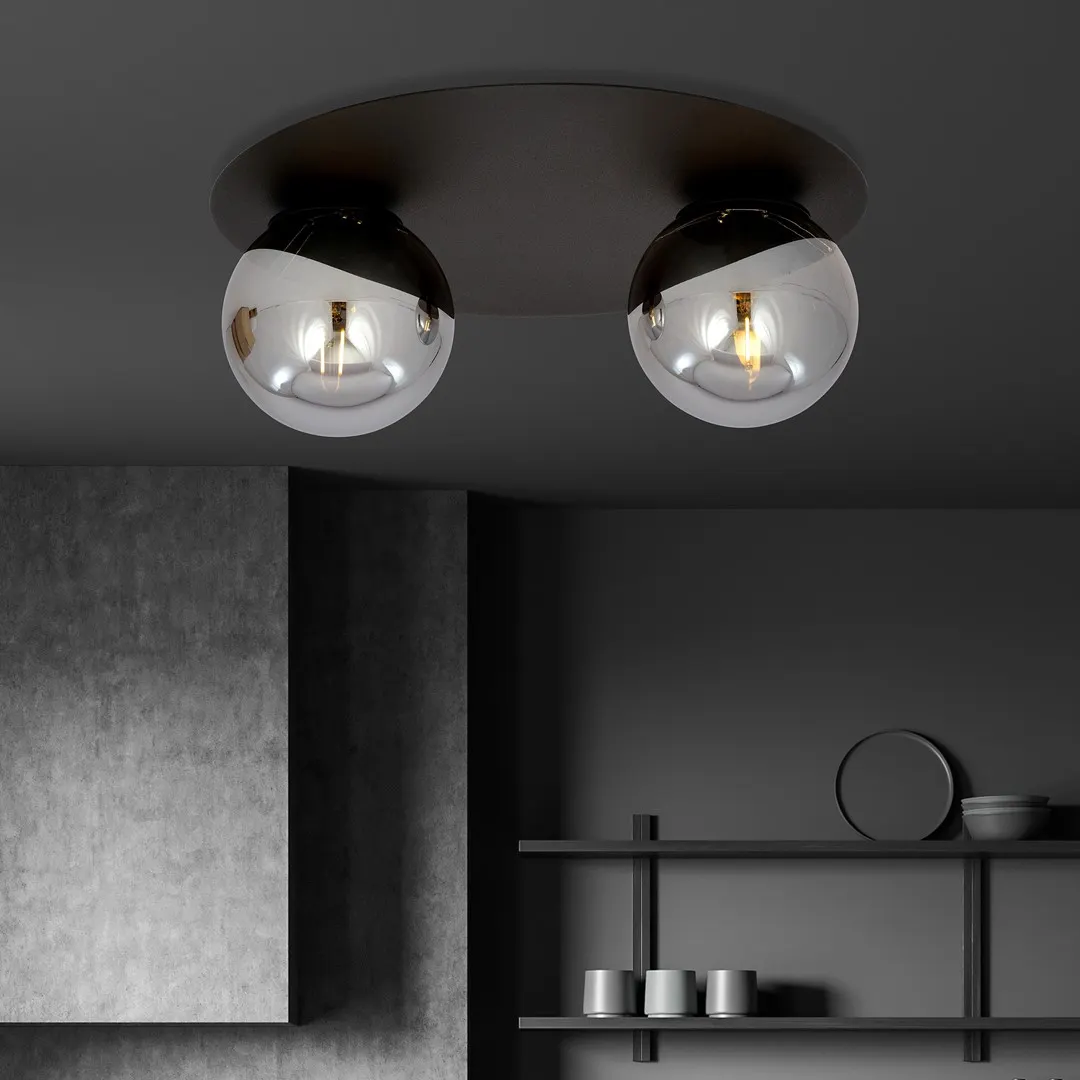 Lampa sufitowa SOLAR Czarny 1128/2 - 1128/2