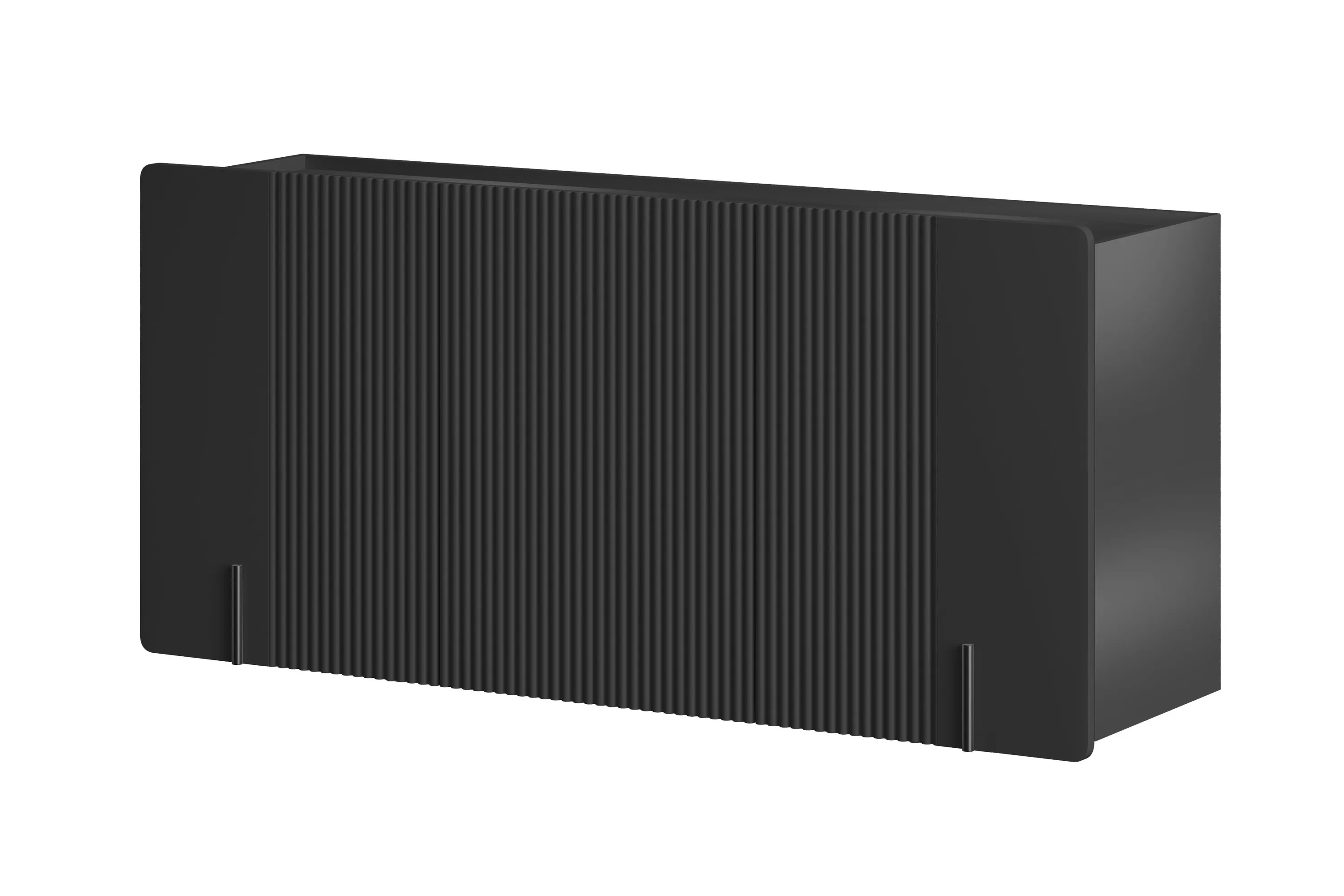 Komoda wisząca 3-drzwiowa MALMI 150cm - czarna