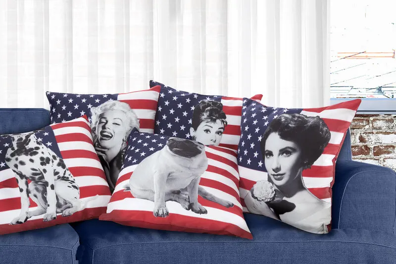 POSZEWKA TERRA 06 45X45 CM CZERWONY - EU_45489