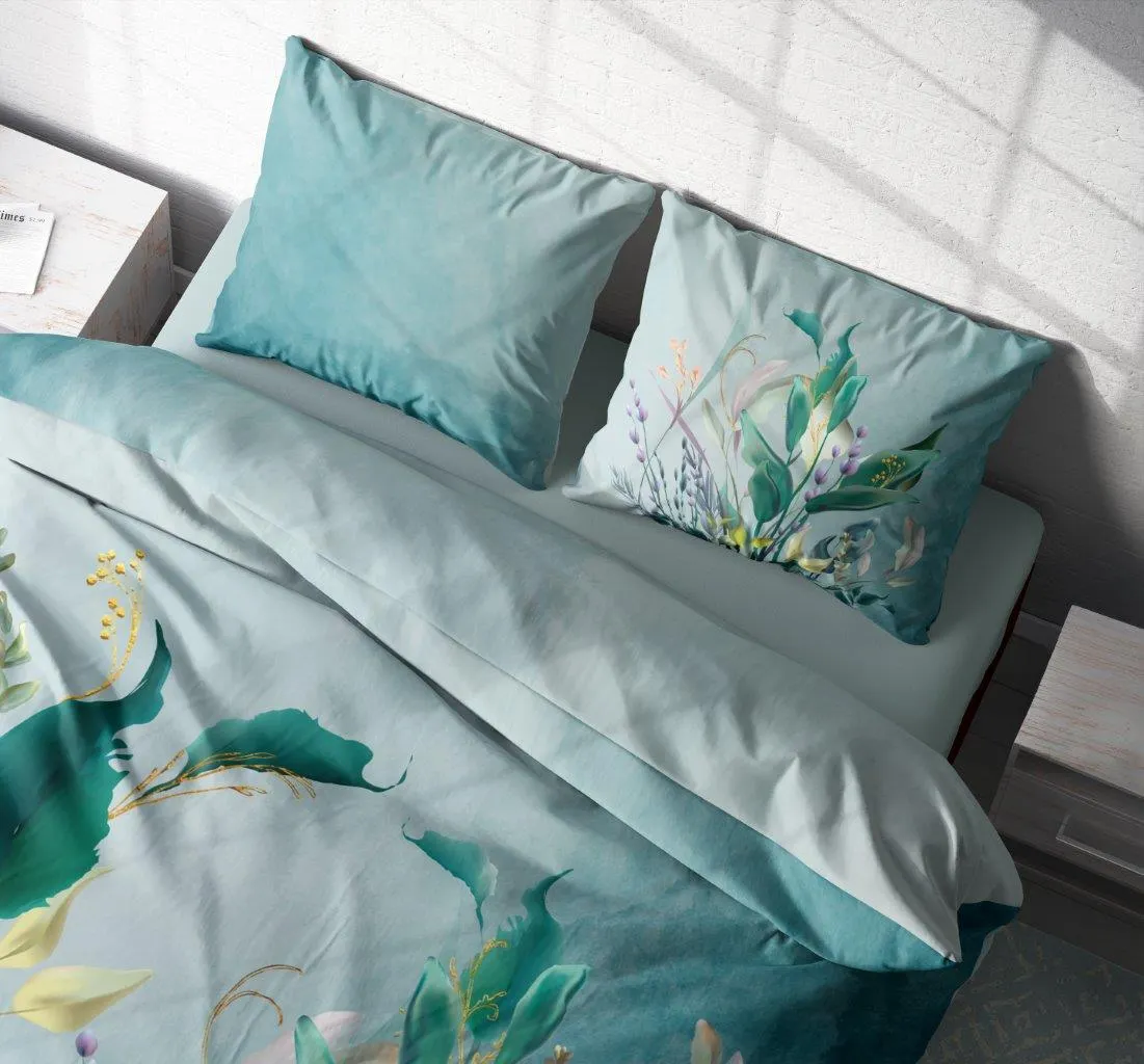 Pościel komplet NOBILE 008 160x200+2x70x80 satyna bawełaniana fotoprint wielokolorowy - FARO_31211