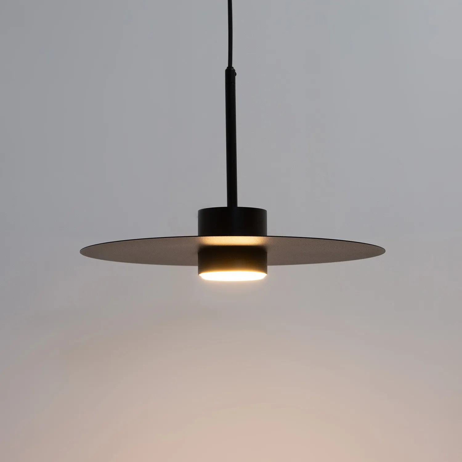 Lampa wisząca stalowa CHARLIE L czarna - SI_41294