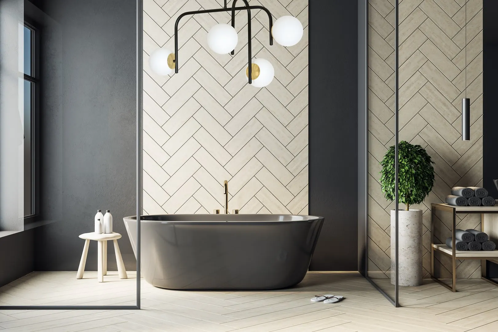 Lampa sufitowa RAGNAR Czarny/Złoty 1032/4B - 1032/4B