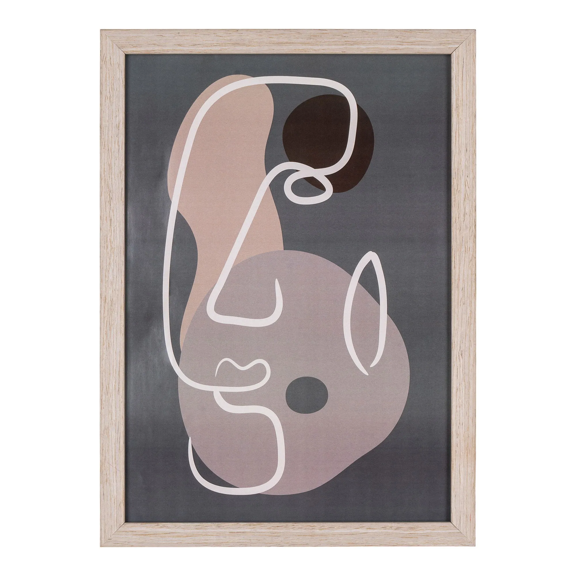 Zestaw ramek MEDISON 3 sztuki naturalny beżowy - 4981010