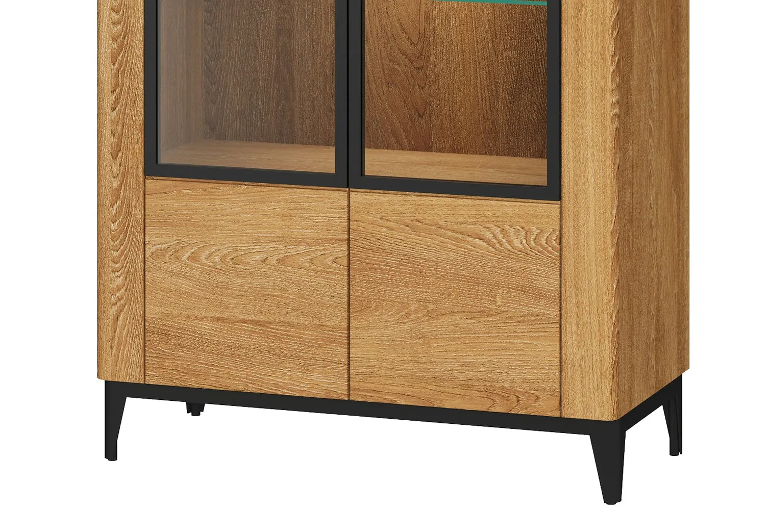 Witryna niska 2-drzwiowa PORTO 15 - dąb złoty - TH-100-1610