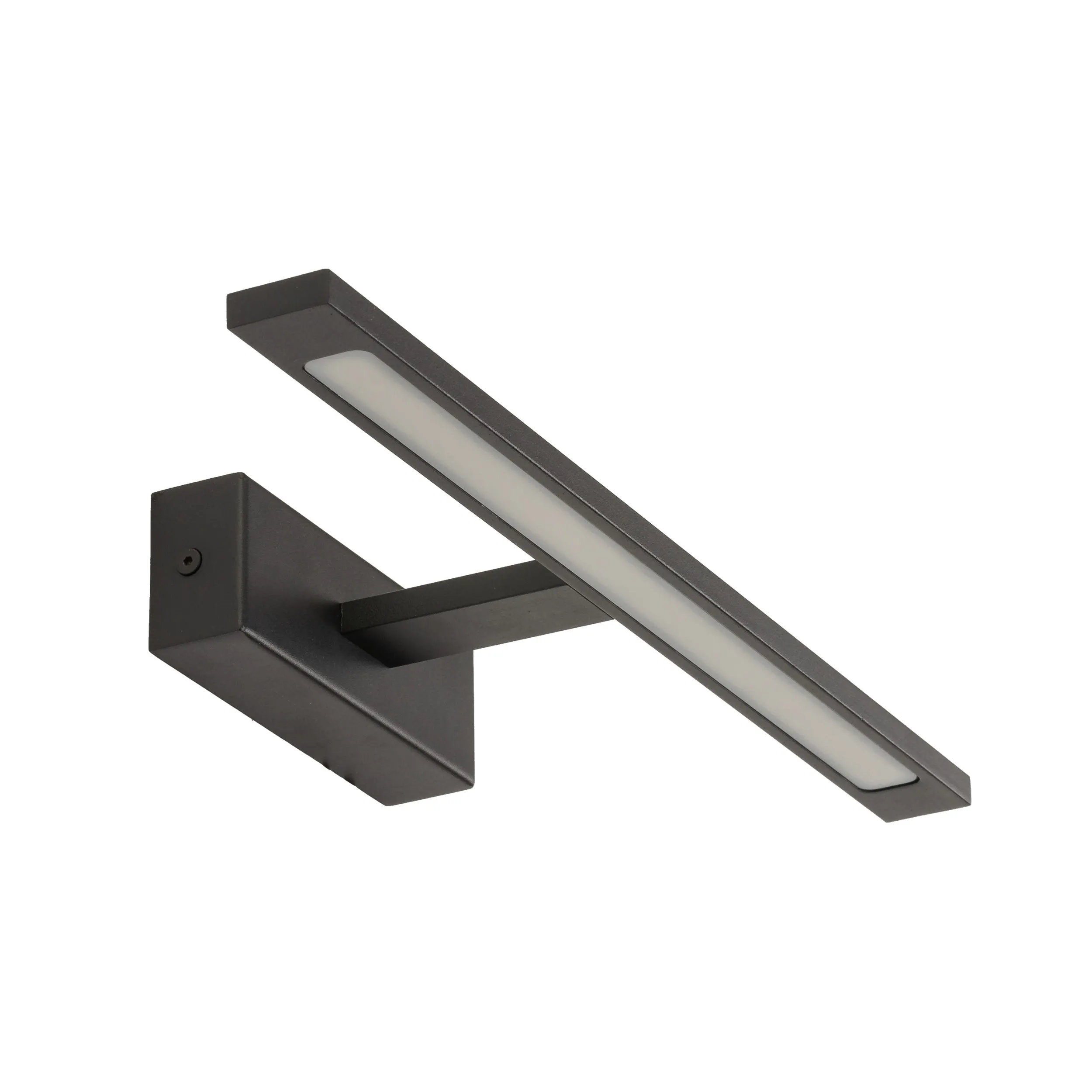 Kinkiet GALLERY LED 12W czarny metalowy - TK_18000