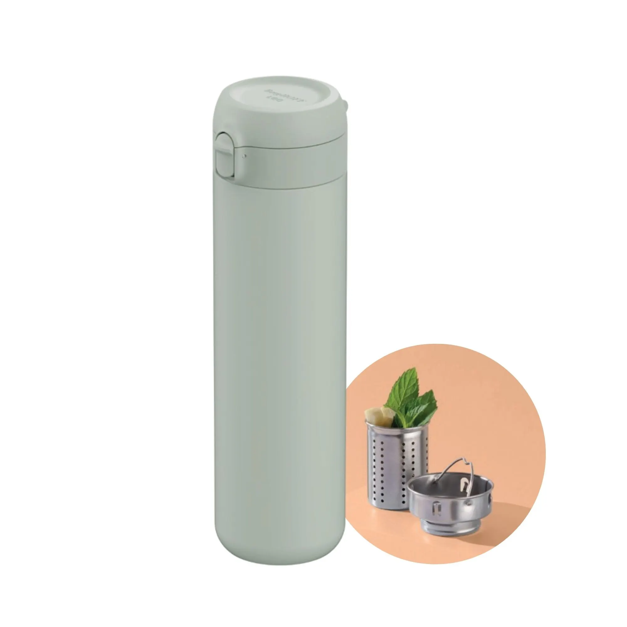 image termiczny, butelka, stainless, turkusowy, akcesoria–kuchnia