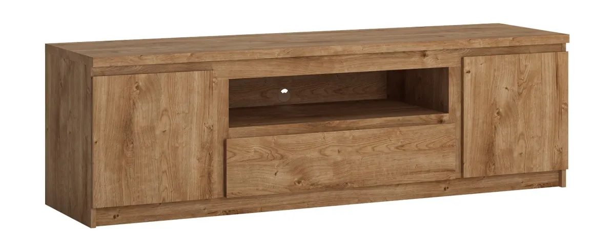 FRIBO FRIF01 KOMODA RTV 2D1S DĄB RIBBECK ZŁOTY