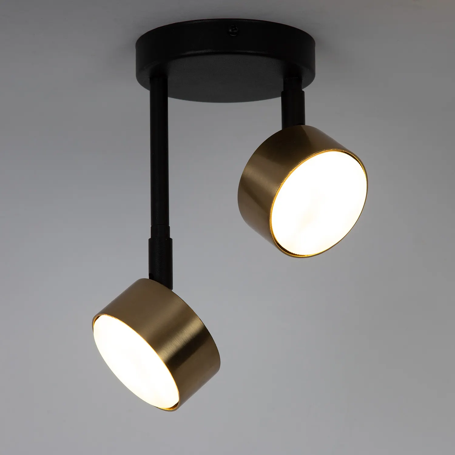 Lampa sufitowa/plafon NEMO 2 czarno-złoty - SI_41087