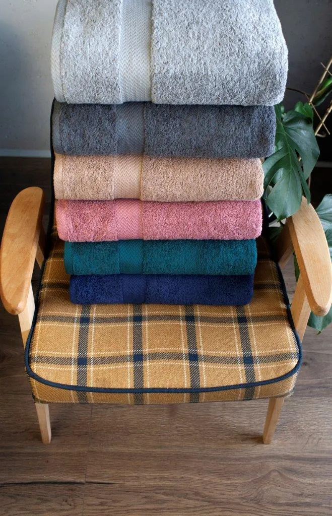 Ręcznik z bordiurą FASHION 70X140 bawełna gramatura 550 turkusowy - FARO_24039