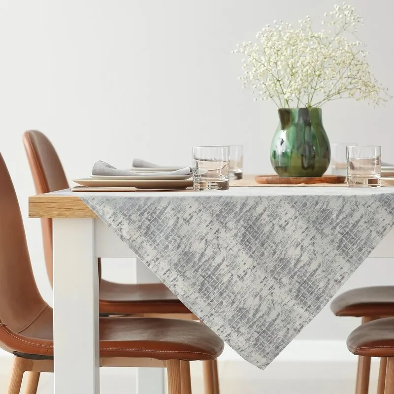 OBRUS ALINA 85 X 85 CM SREBRNY