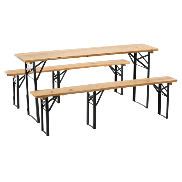 stoły krzesełka, ławka piknikowa, drewniane ławki, metalowy stelaż, zestaw mebli ogrodowych