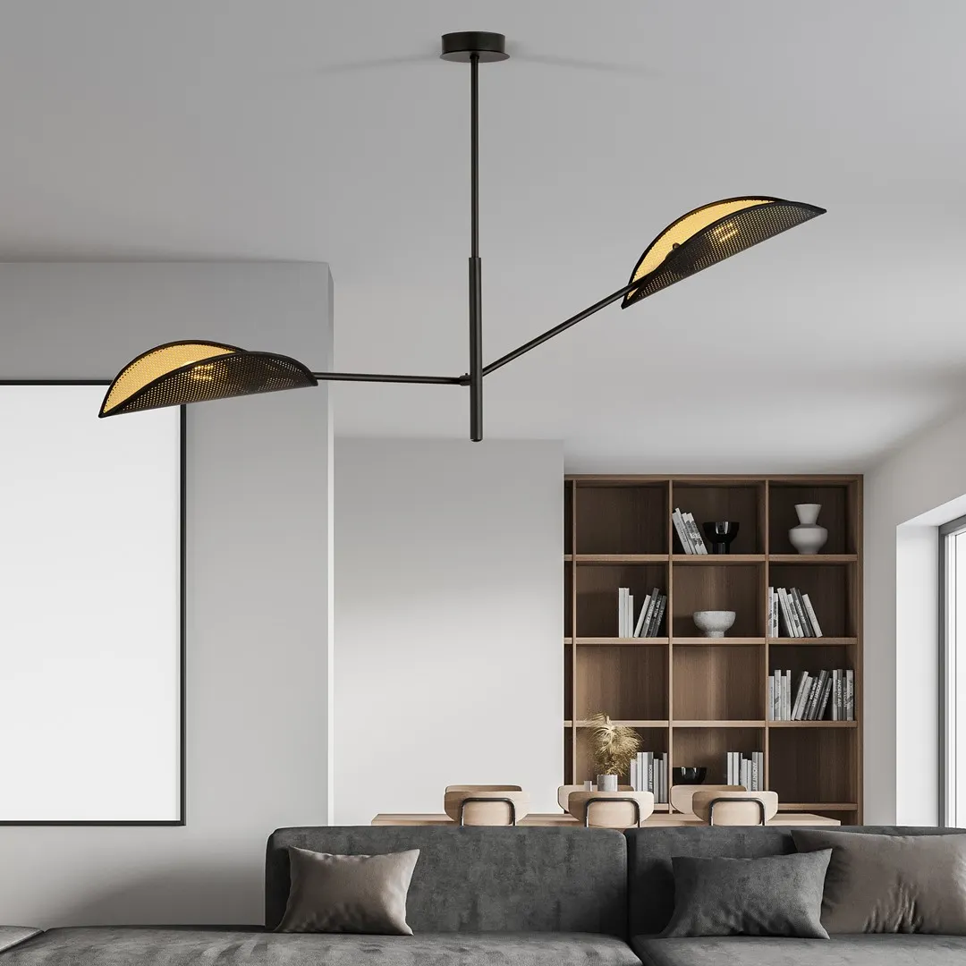 Lampa sufitowa VENE 2 czarny złoty — zdjęcie 5