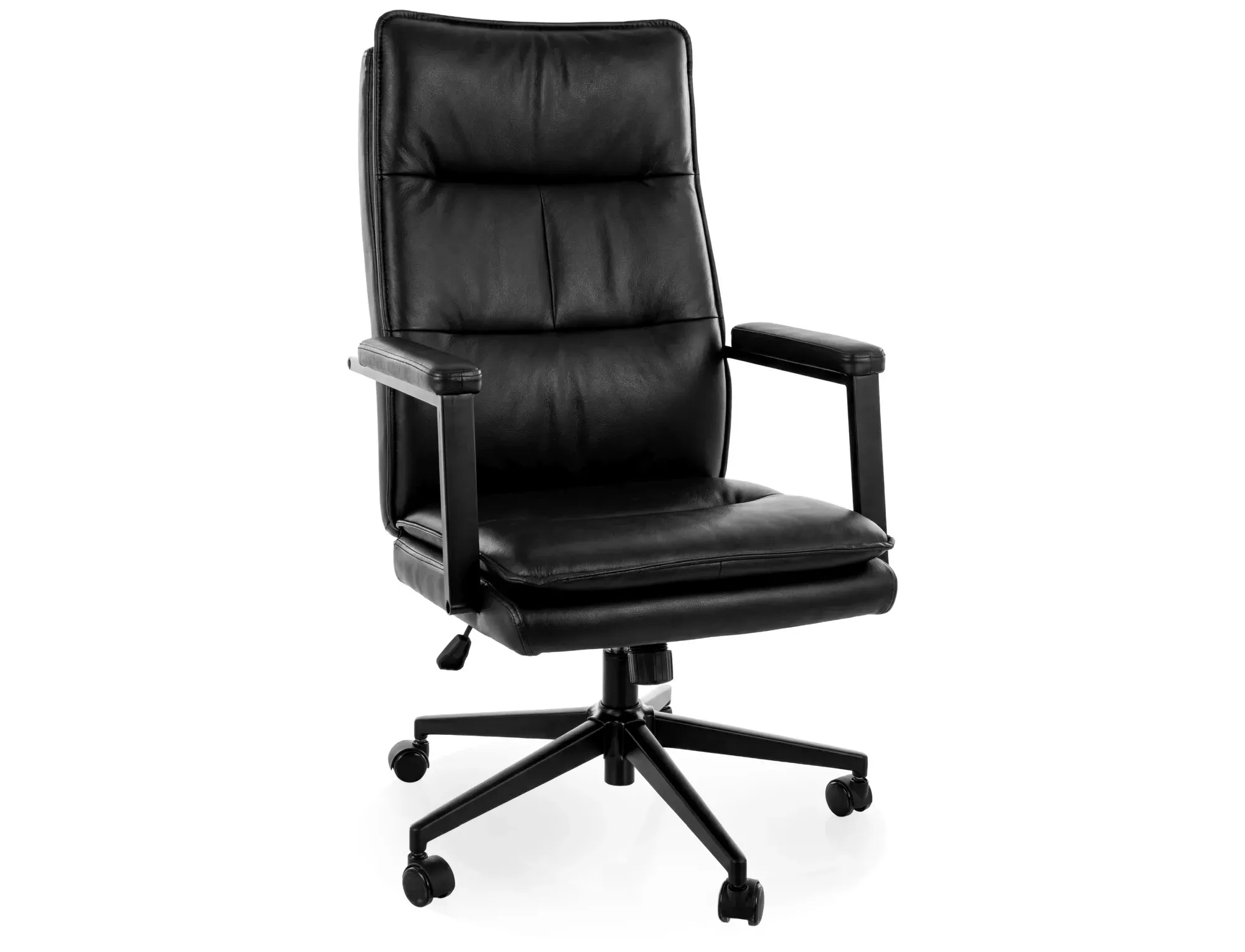 Fotel obrotowy Q-091 ekoskóra czarny