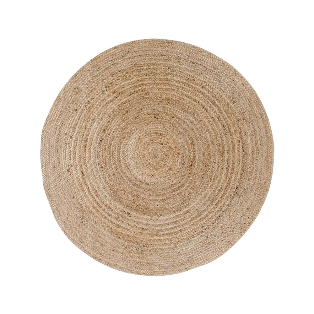 Dywan okrągły pleciona juta BOMBAY fi120 cm naturalny