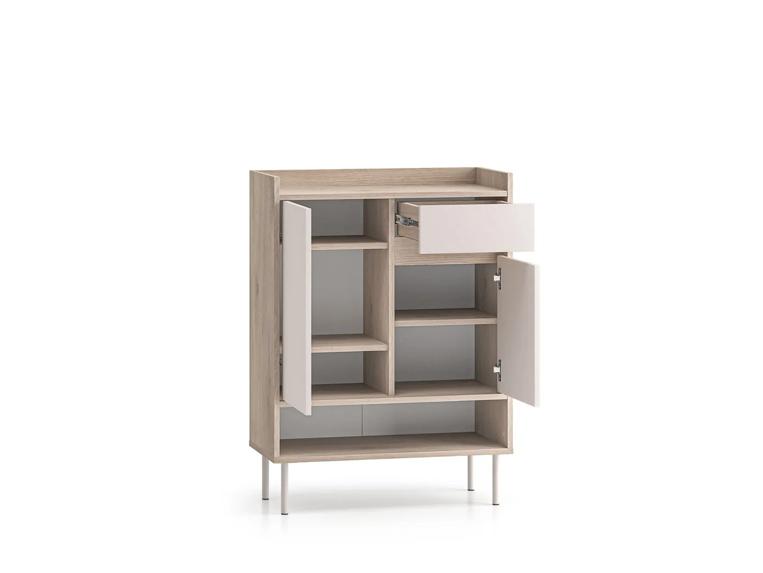 Szafka na buty z szufladą VOCO 70x95 dąb cremona/kaszmir - 1VOCO03-001